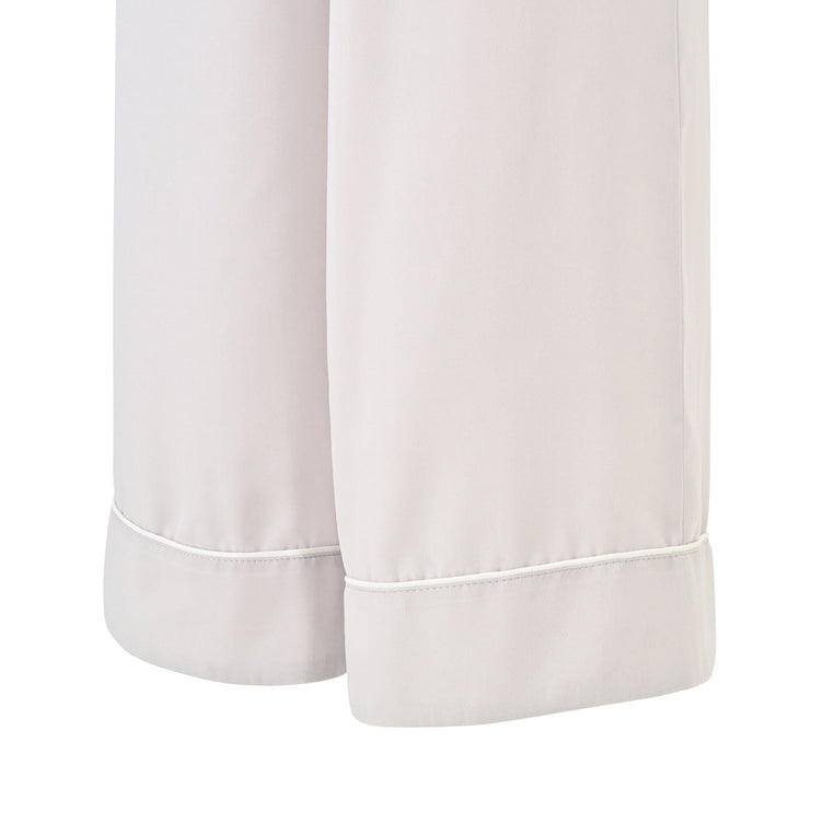 Temperature Control Satin Pajamas In Light Gray