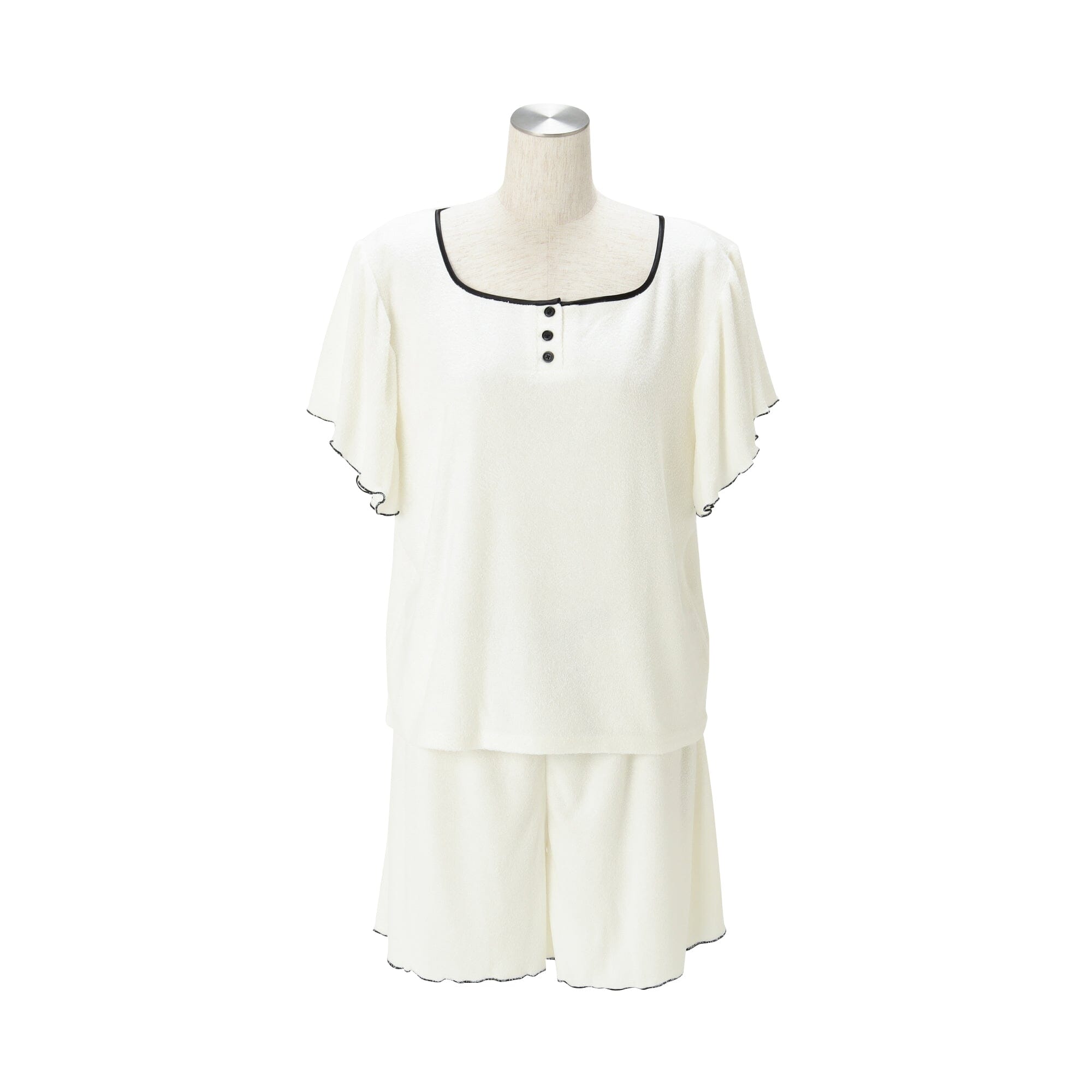 Water Absorbent Towel Pajamas White
