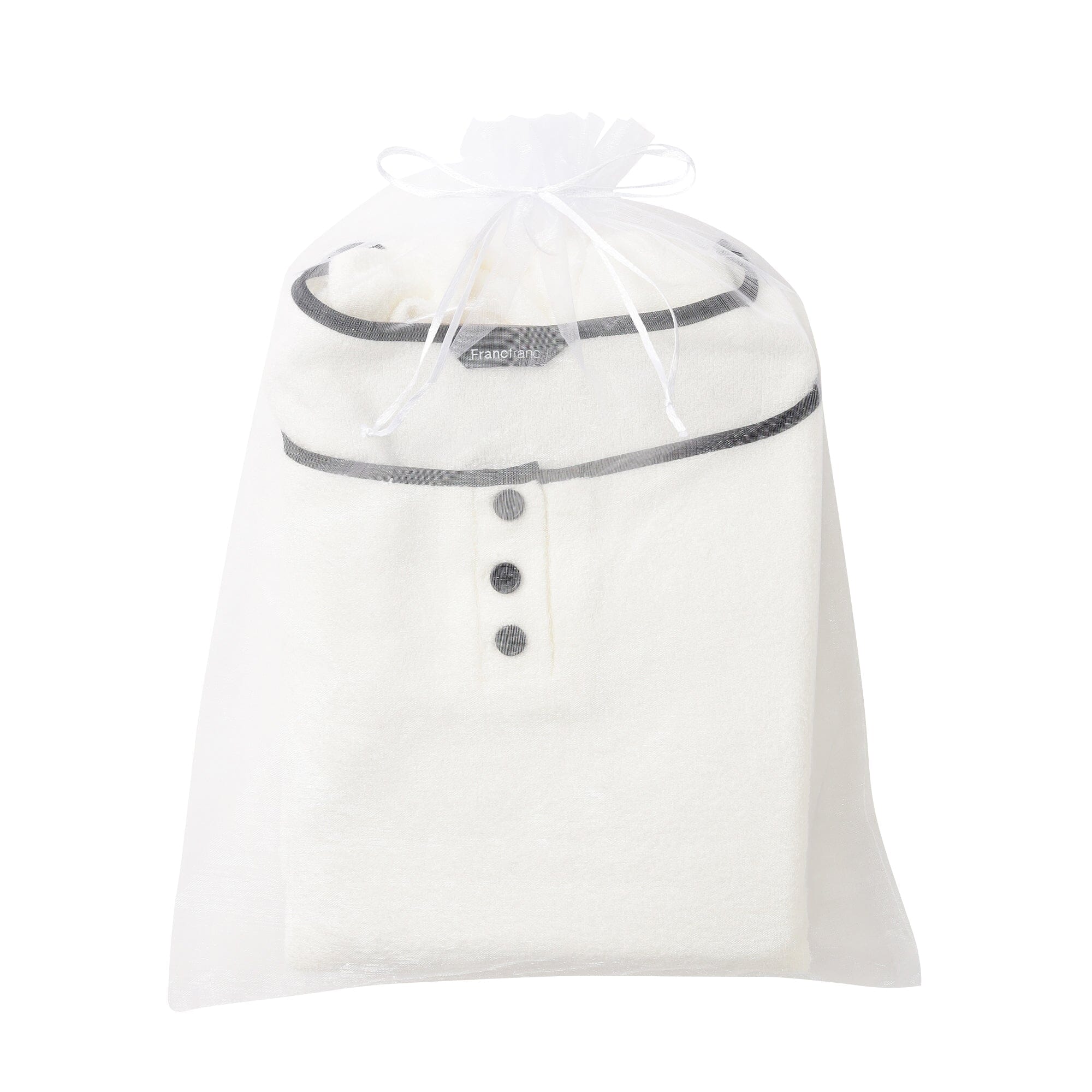 Water Absorbent Towel Pajamas White