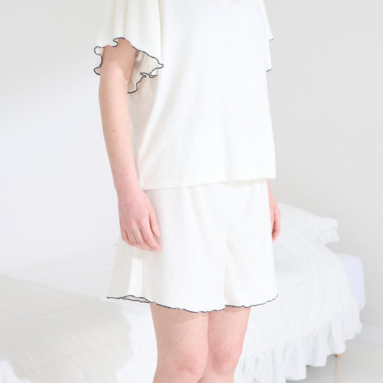 Water Absorbent Towel Pajamas White