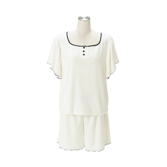 Water Absorbent Towel Pajamas White