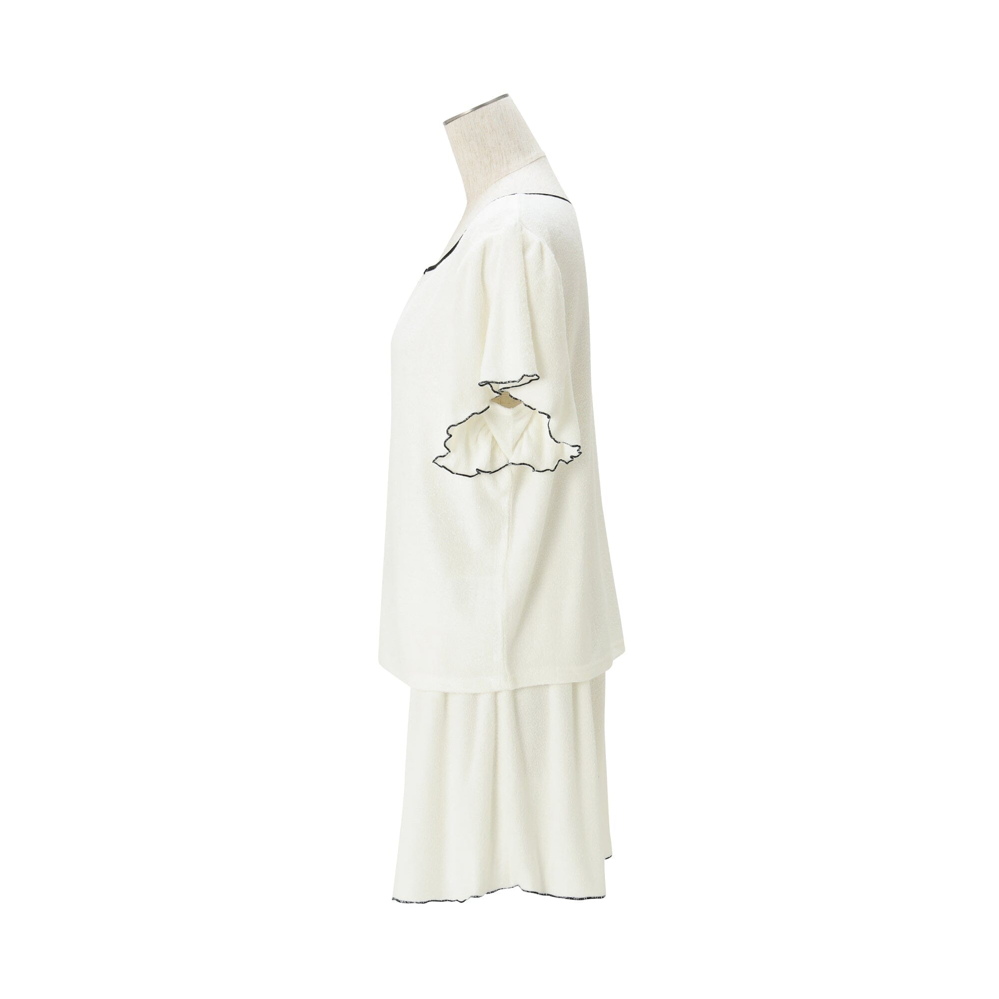 Water Absorbent Towel Pajamas White
