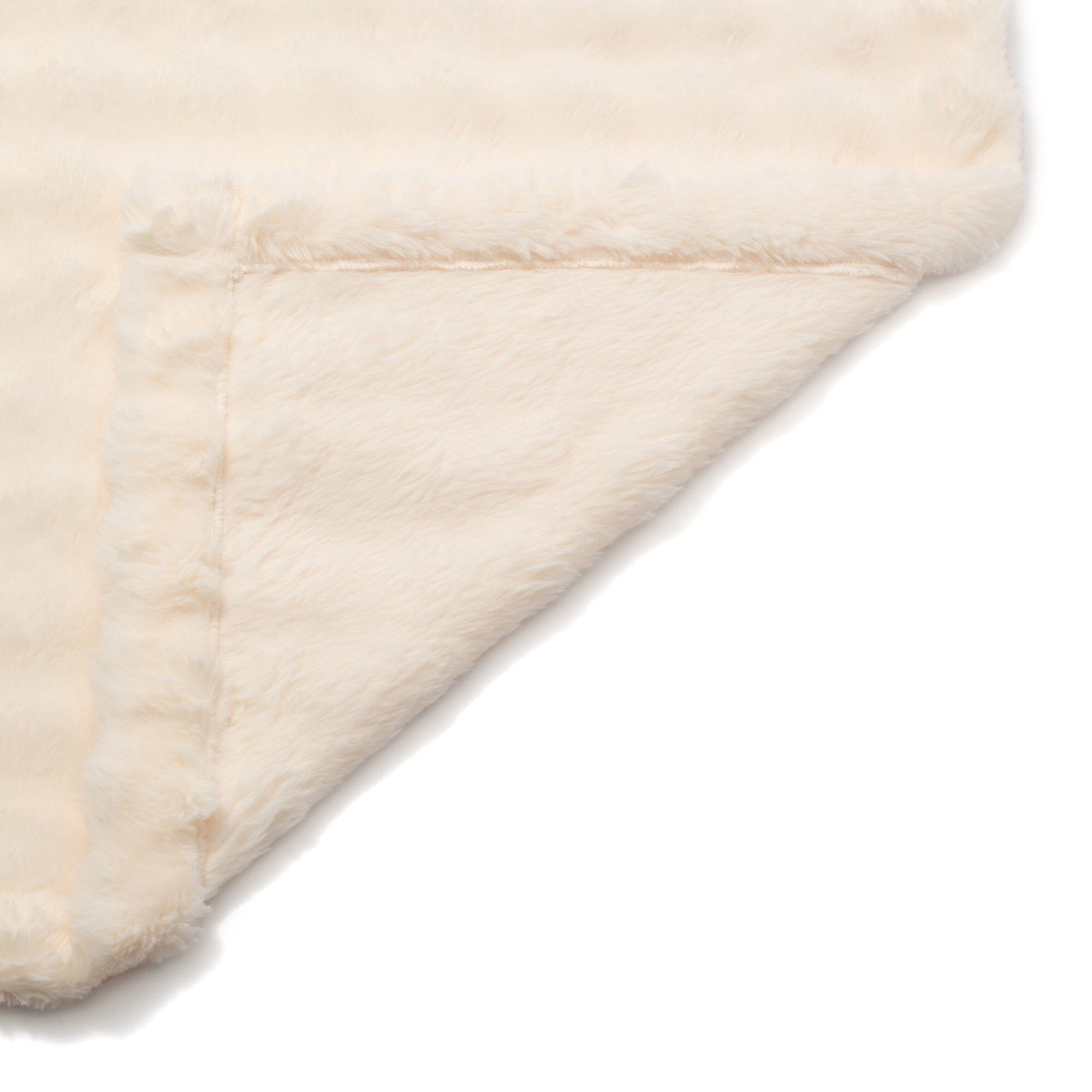 Eco Fur 4Way Poncho Size L Ivory
