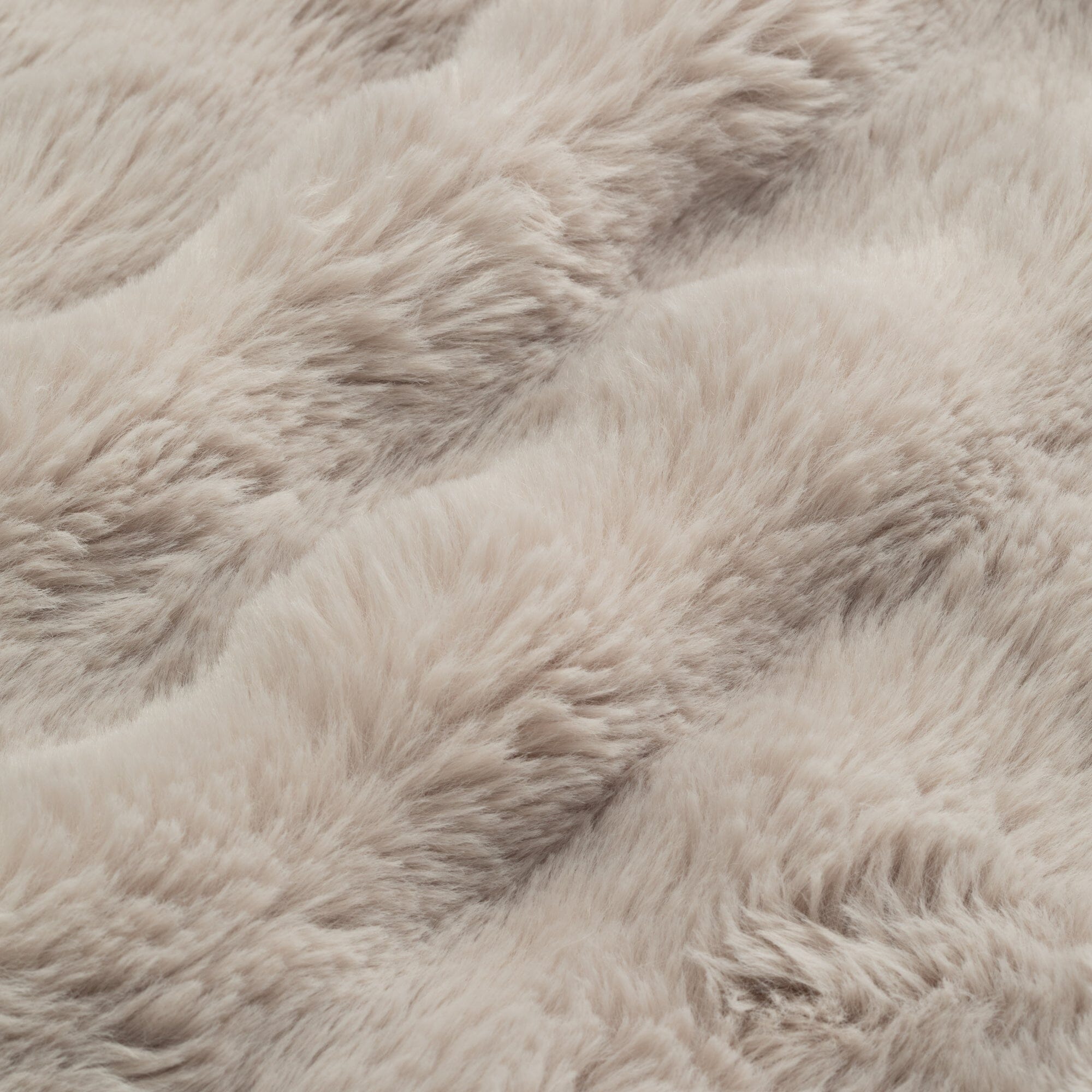 Eco Fur 4Way Poncho Size L Greige
