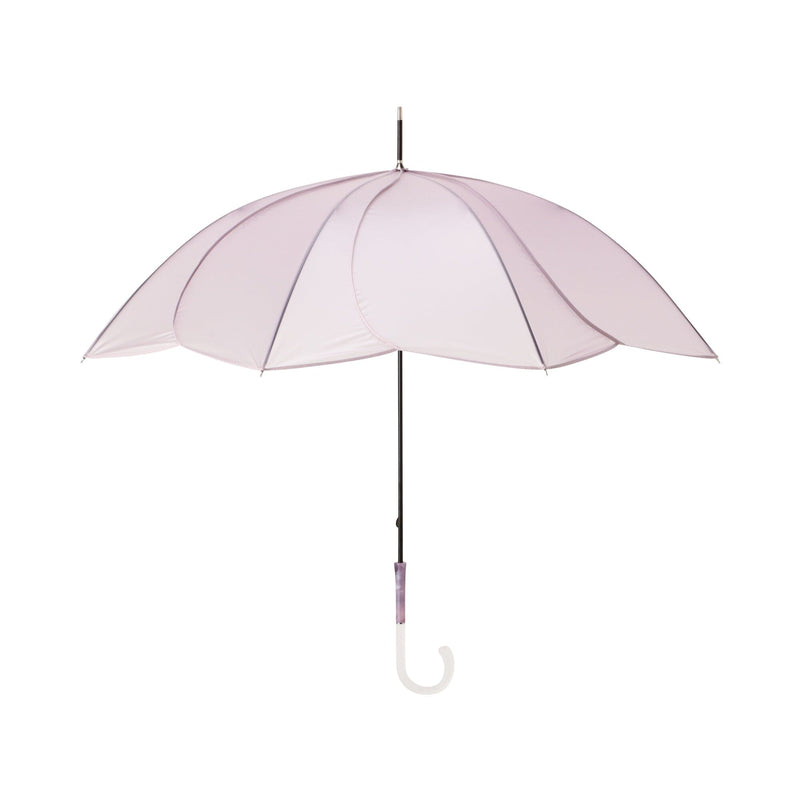 Clear Umbrella Powdery Flora Long Umbrella Lavender