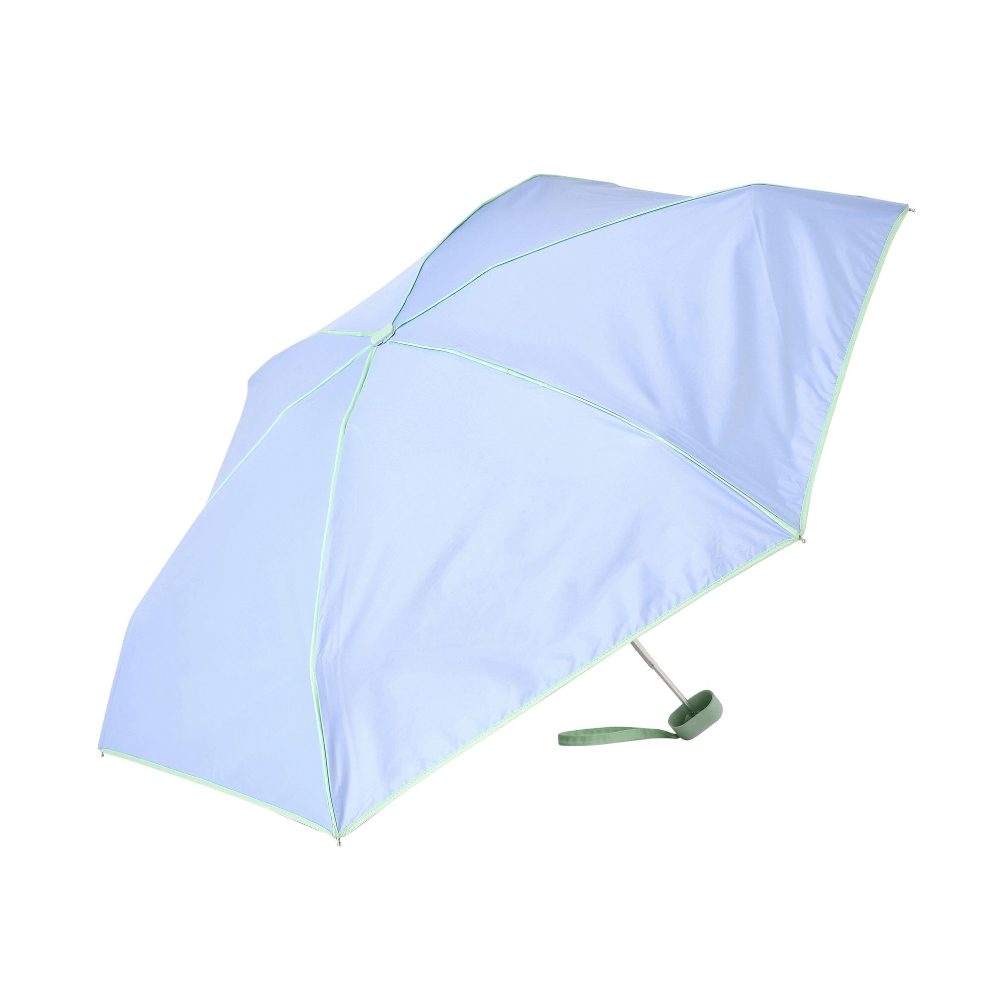Compact Parasol Mini 47Cm Blue (For Both Sunny And Rainy Days)
