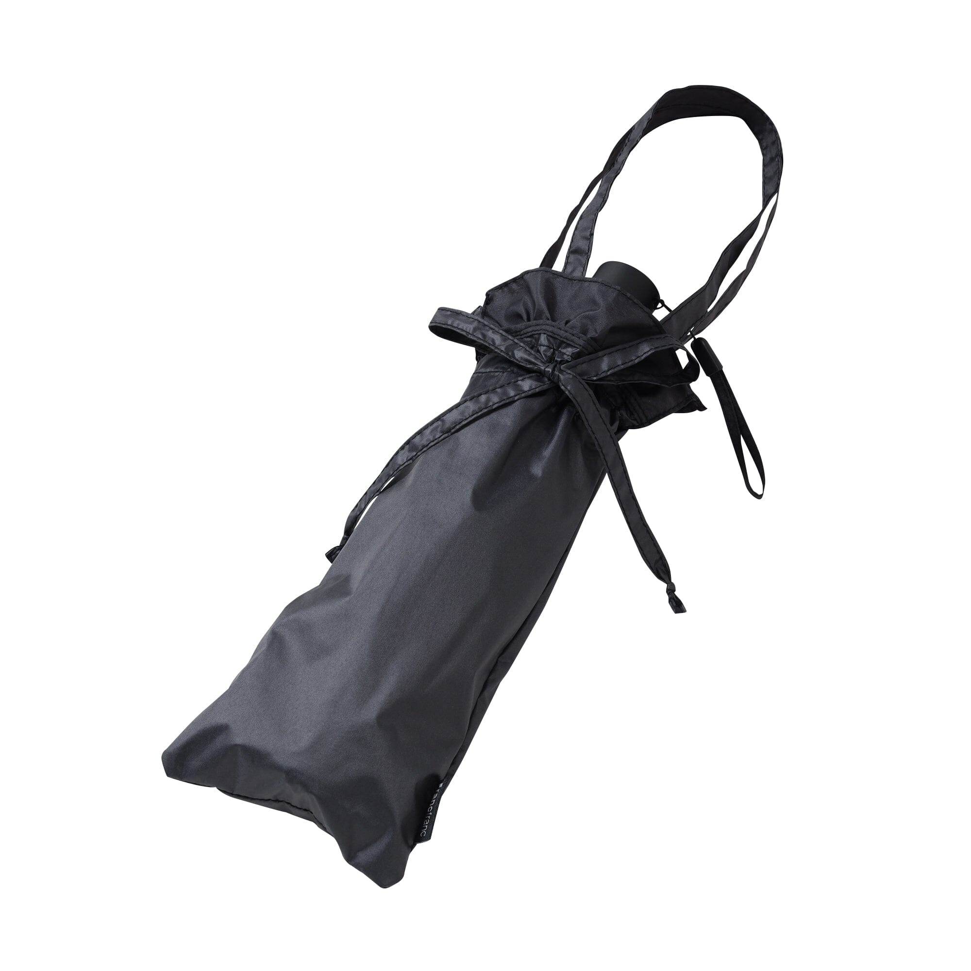 Automatic Classic Frill Mini Umbrella 50cm Black