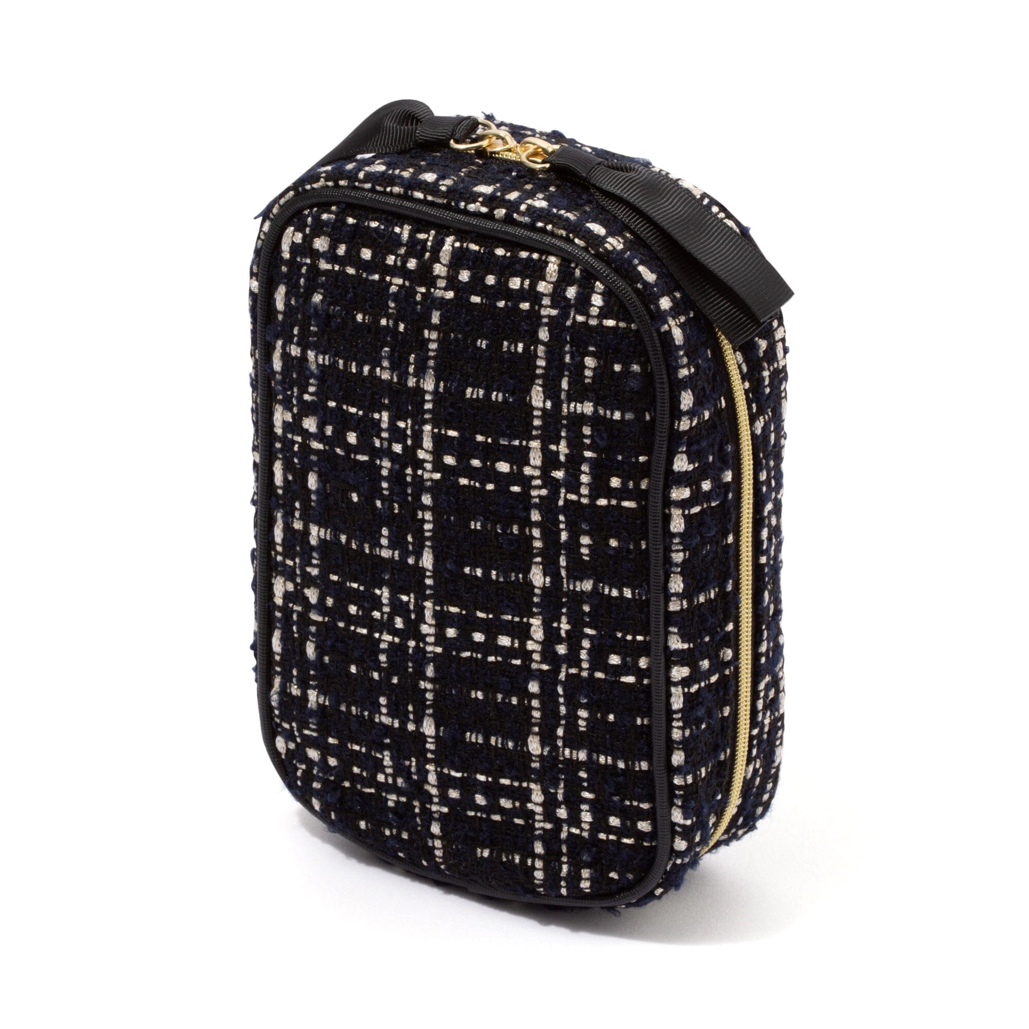 Tweed Stand Pouch  Black