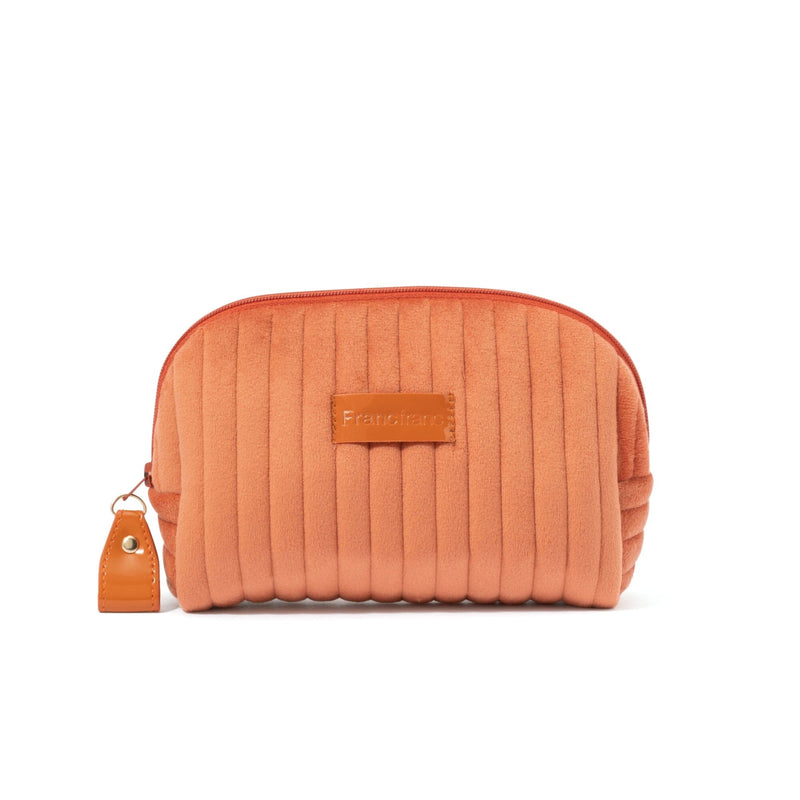 Stripe Quilt Pouch S  Orange