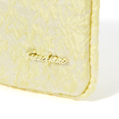 Emboss Tissue Pouch   Yellow