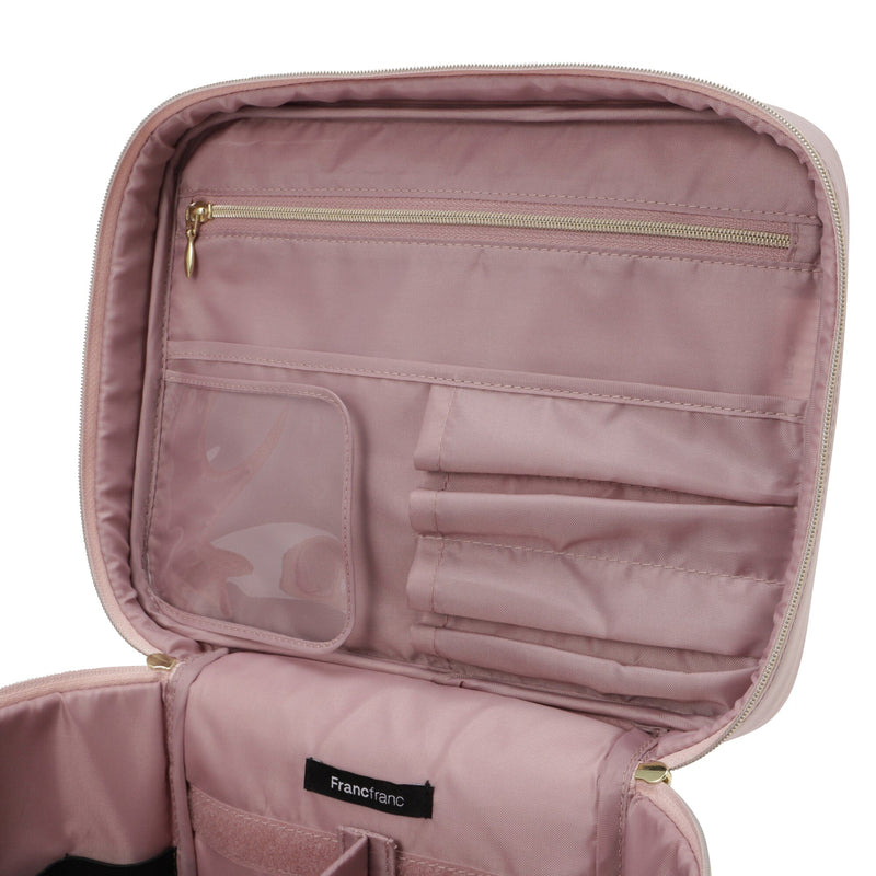 Frill Vanity Pouch L Pink