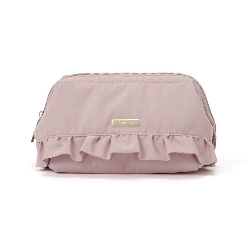 Frill Wire Pouch  Pink