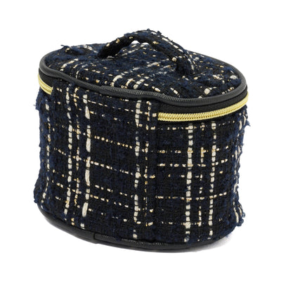 Tweed Vanity Pouch Mini Black