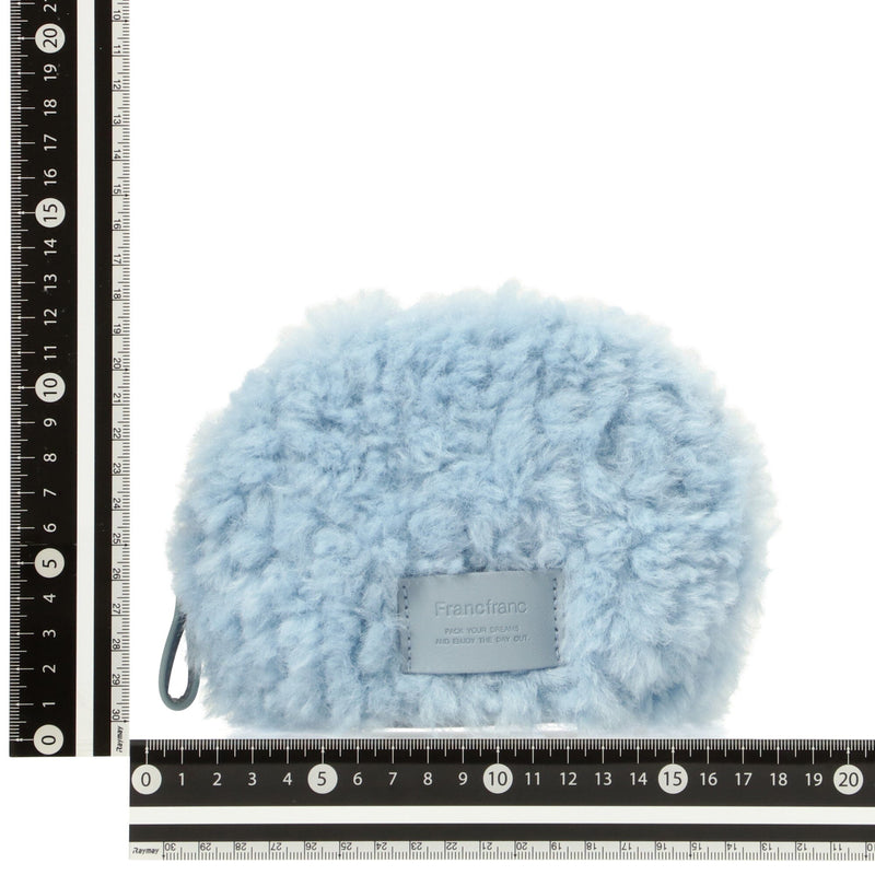 Boa Round Pouch Light Blue