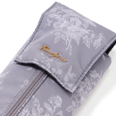 Classic Flower Hair Iron Case Dark Grey