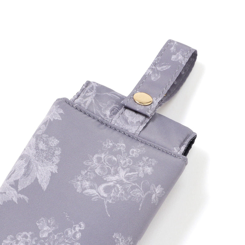 Classic Flower Hair Iron Case Dark Grey