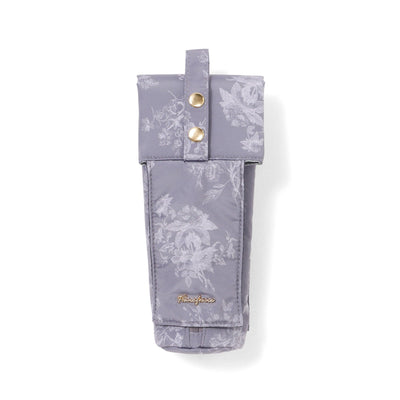 Classic Flower Hair Iron Case Dark Grey