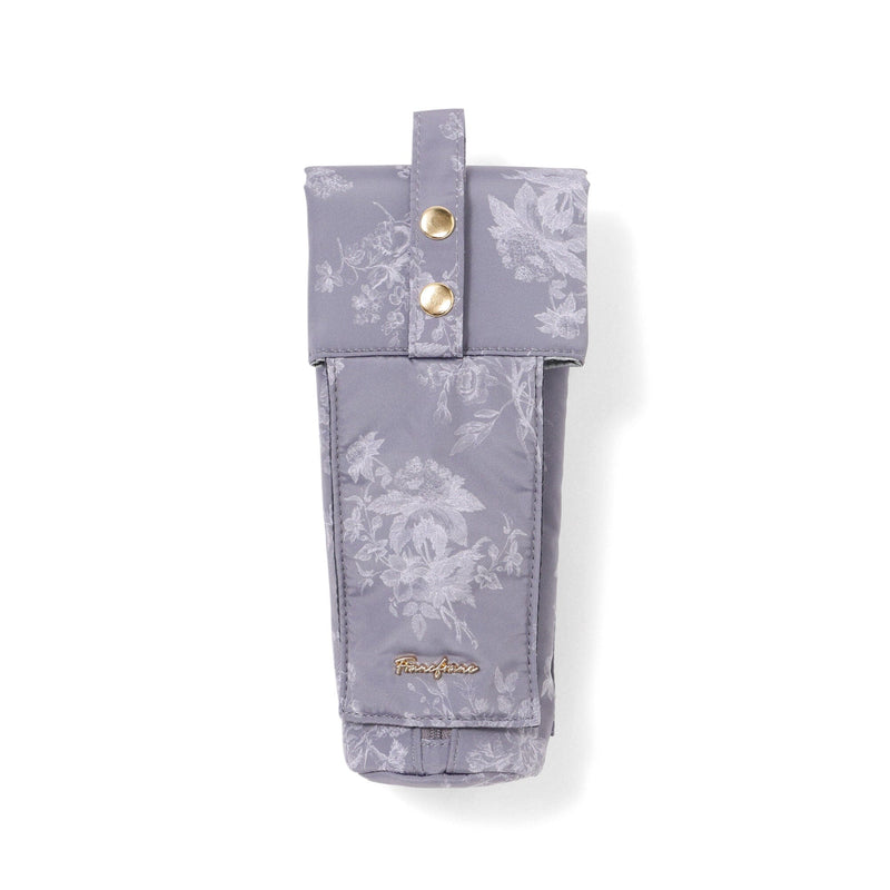 Classic Flower Hair Iron Case Dark Grey