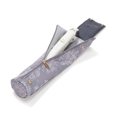 Classic Flower Hair Iron Case Dark Grey