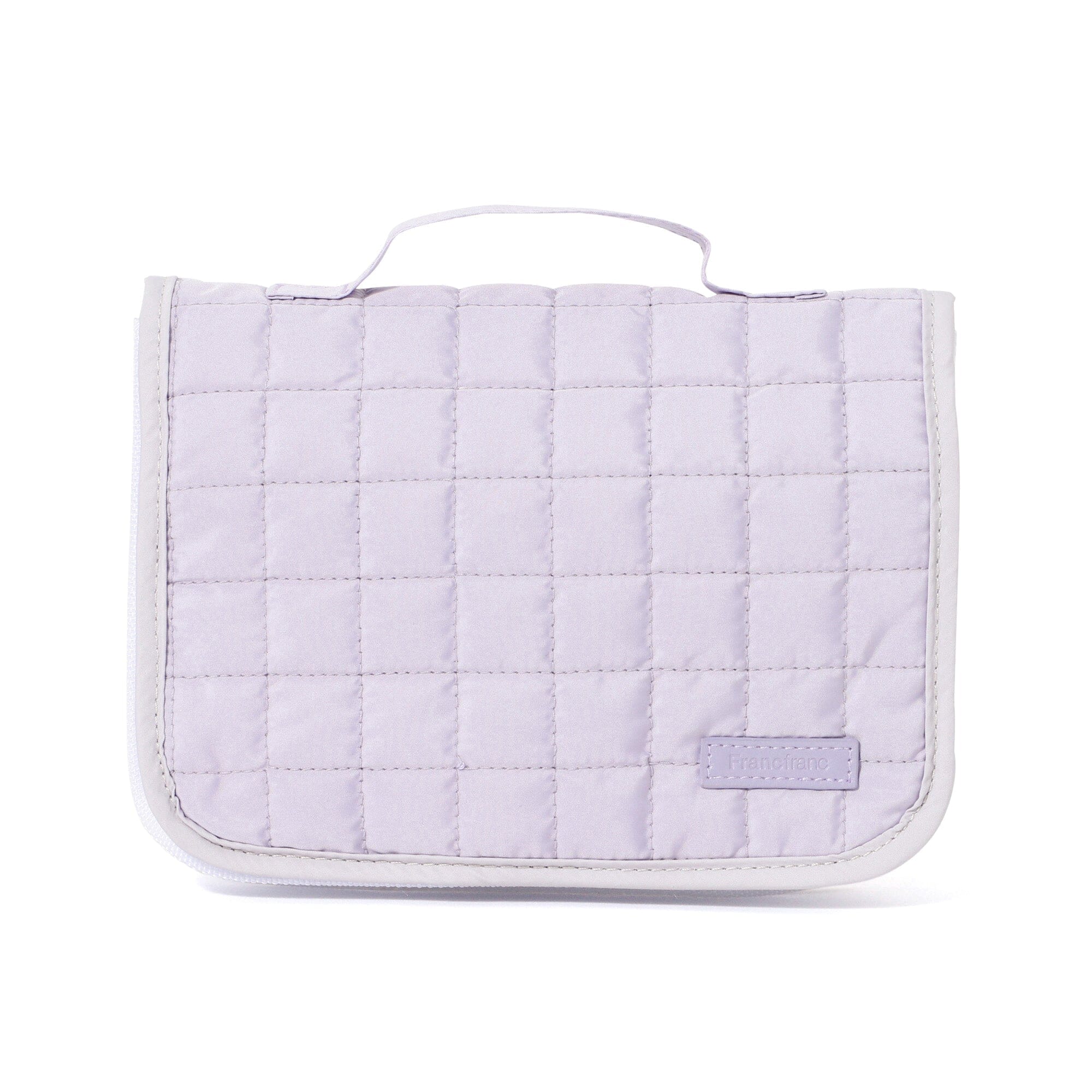 Pop Stitch Quilt Hanging Pouch Medium Light Purple