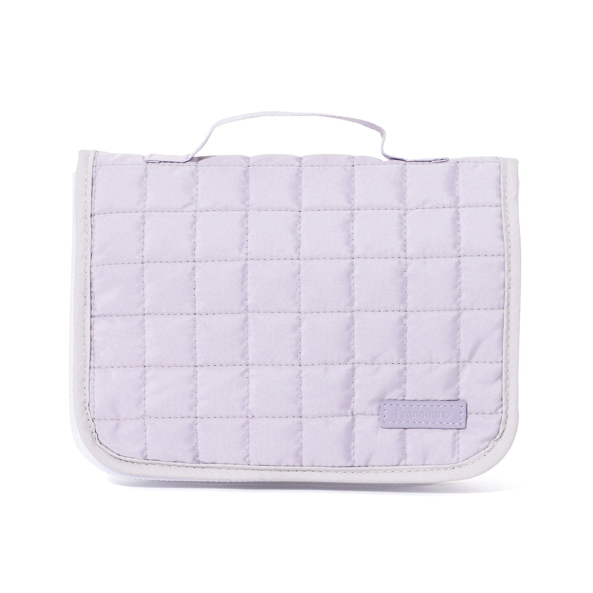 Pop Stitch Quilt Hanging Pouch Medium Light Purple