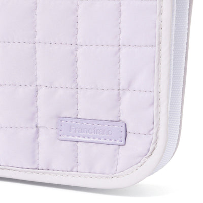 Pop Stitch Quilt Hanging Pouch Medium Light Purple