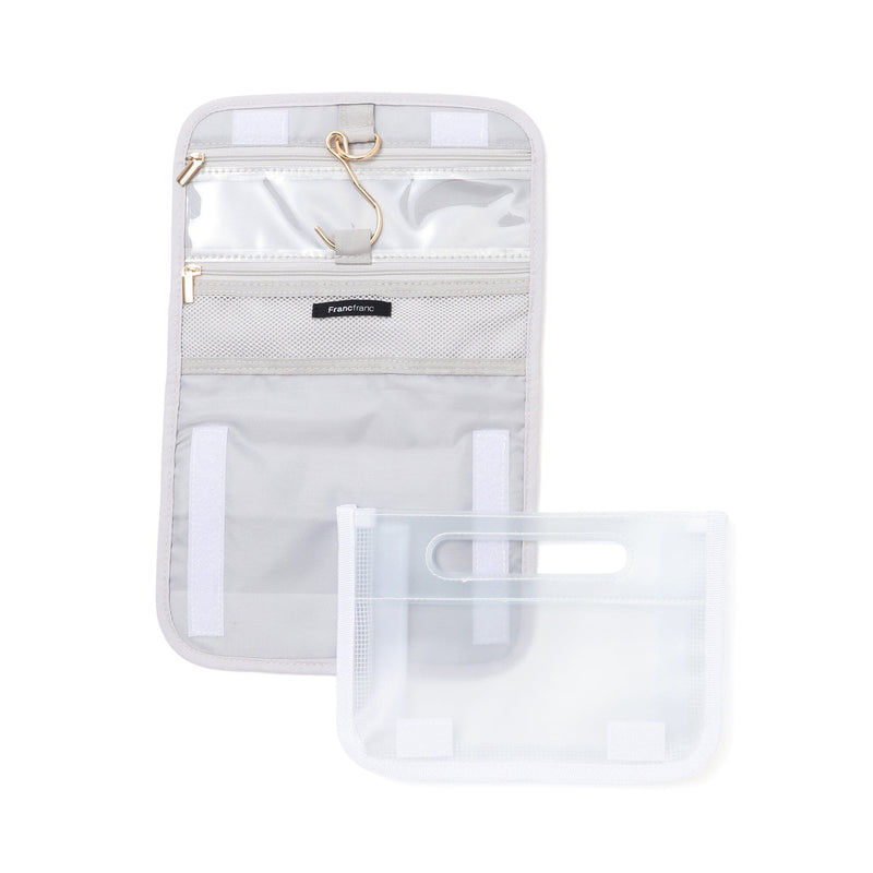 Pop Stitch Quilt Hanging Pouch Medium Light Purple