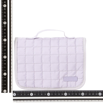 Pop Stitch Quilt Hanging Pouch Medium Light Purple