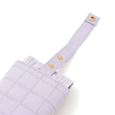 Pop Stitch Quilt Hair Iron Case Light Purple