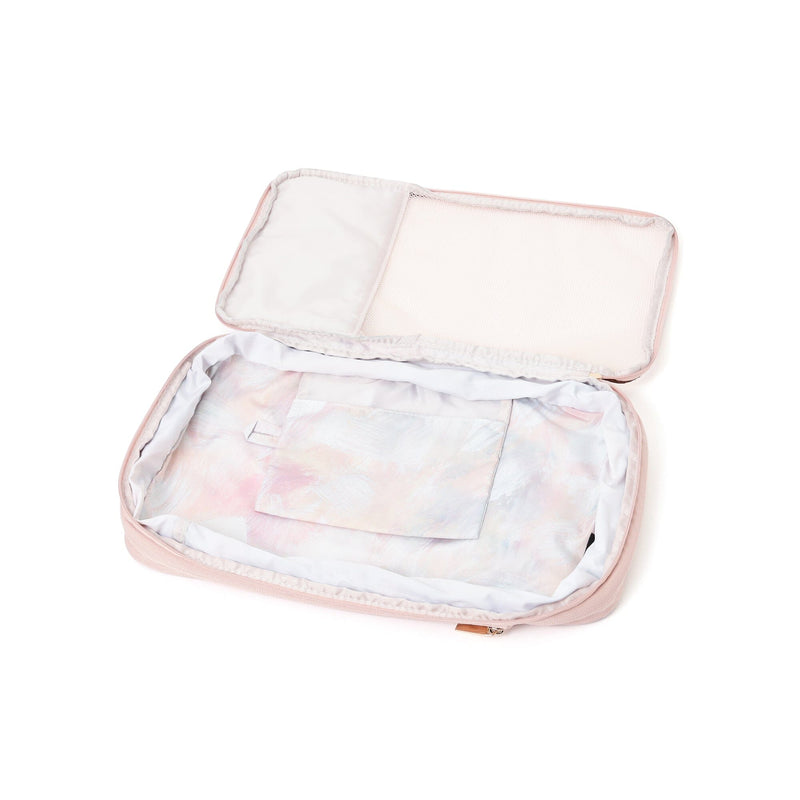 Modern Palette Compression Organizer Small Brown x Pink