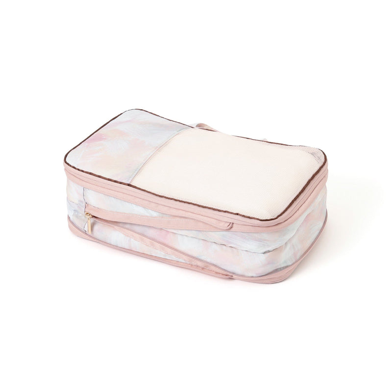 Modern Palette Compression Organizer Small Brown x Pink