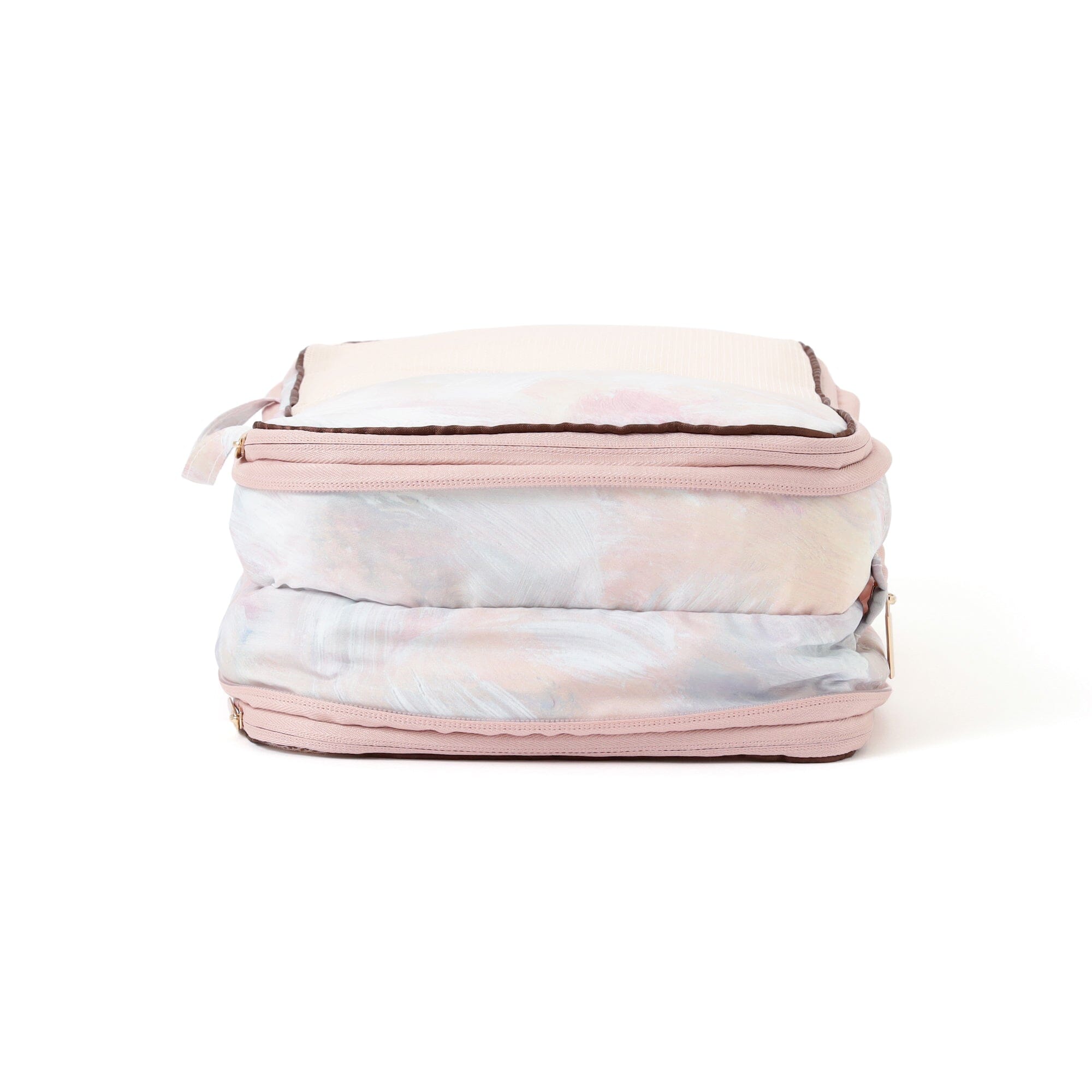 Modern Palette Compression Organizer Small Brown x Pink