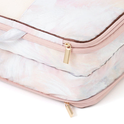 Modern Palette Compression Organizer Medium Brown x Pink