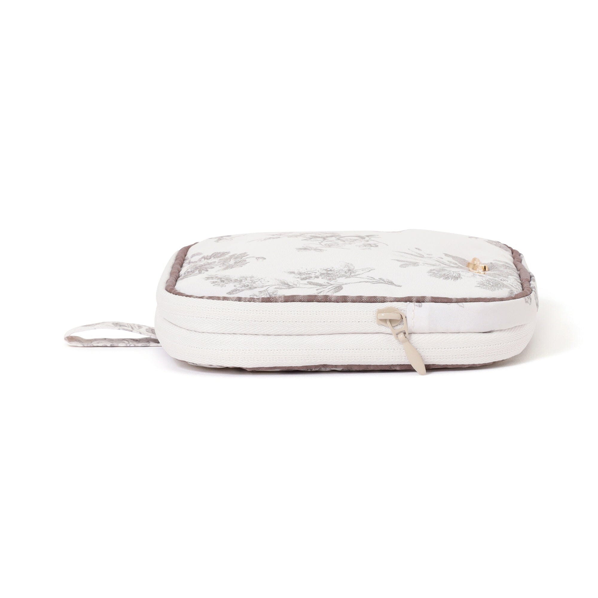 Classic Flower Sanit Compression Pouch Light Pink