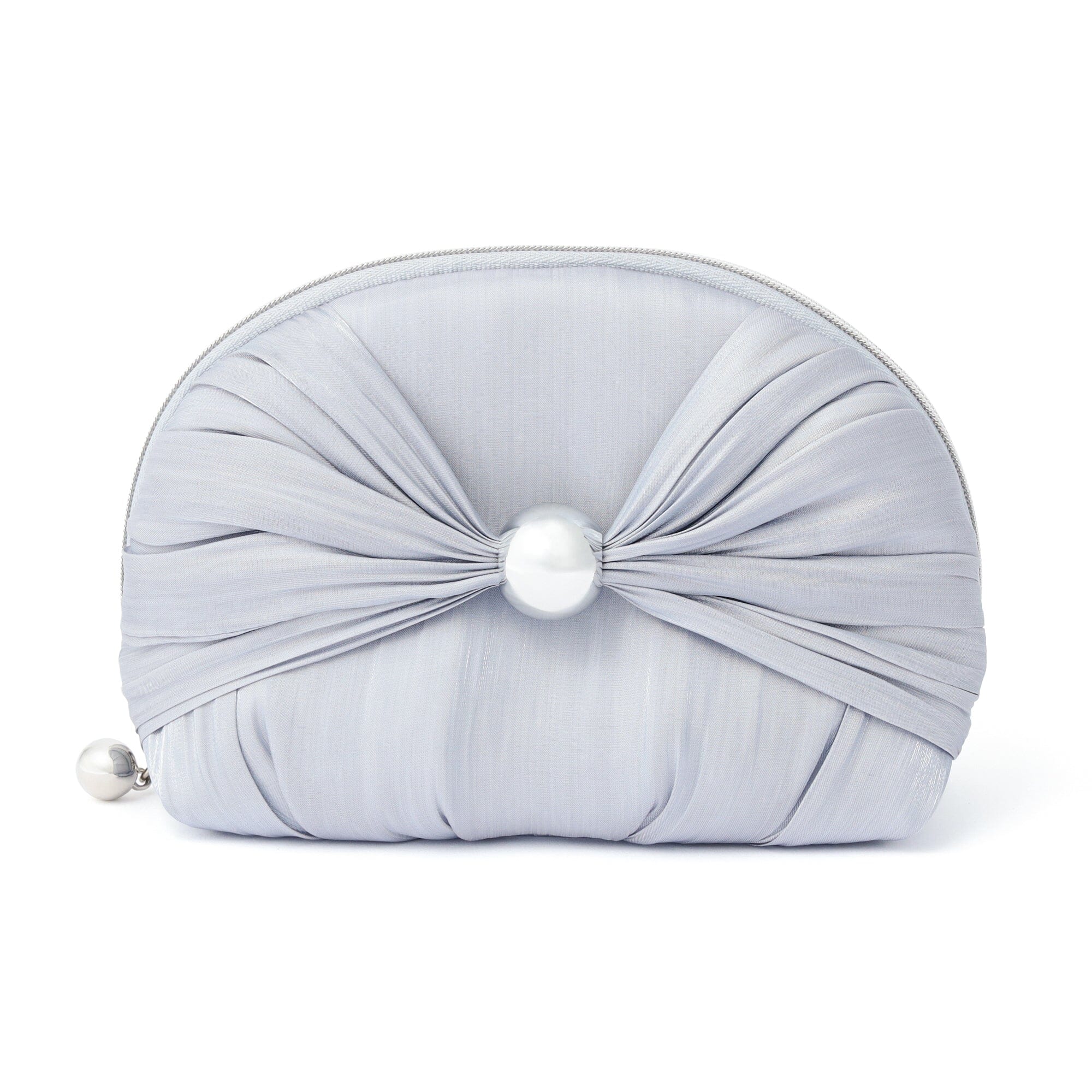 Chiffon Ribbon Pouch S Light Blue