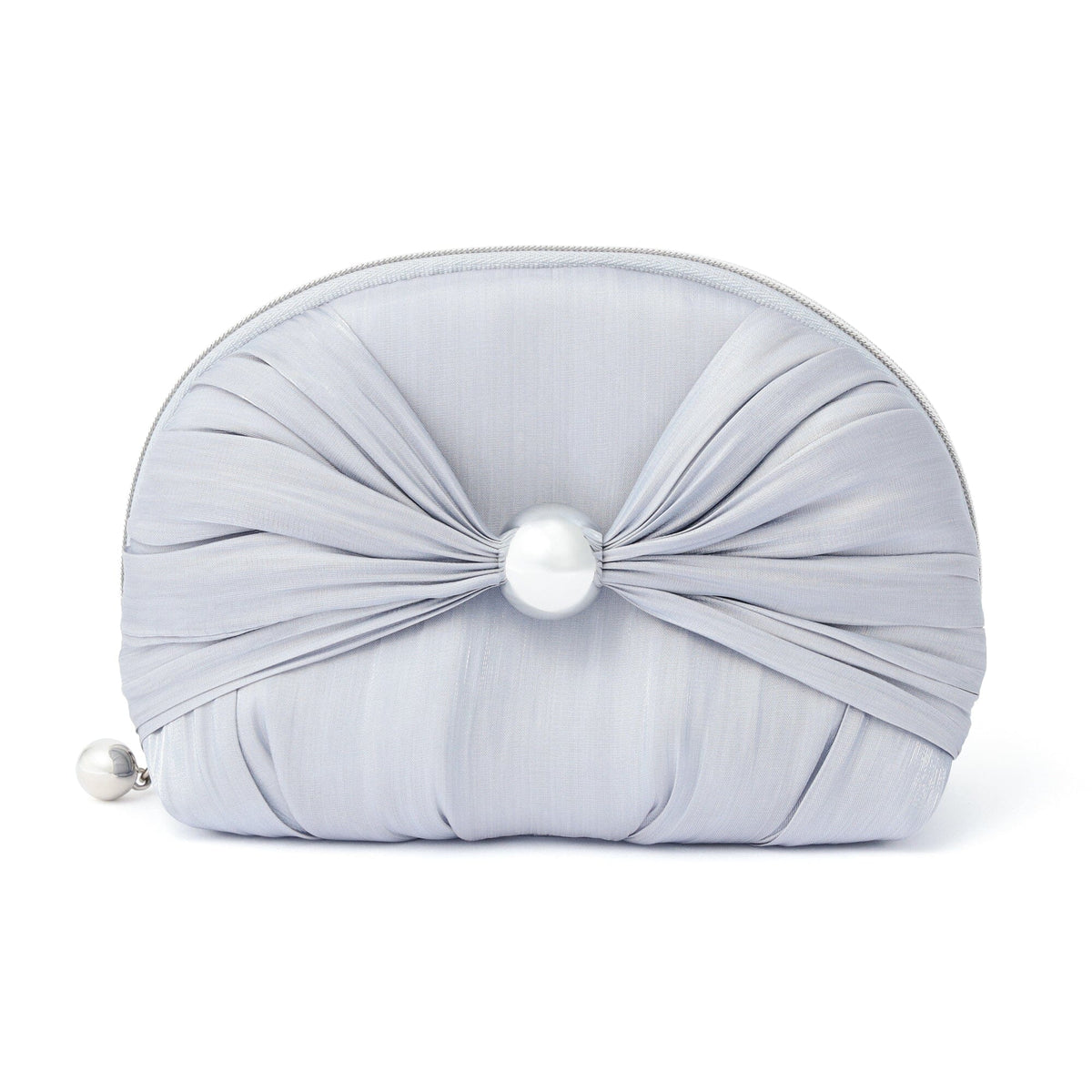 Chiffon Ribbon Pouch S Light Blue