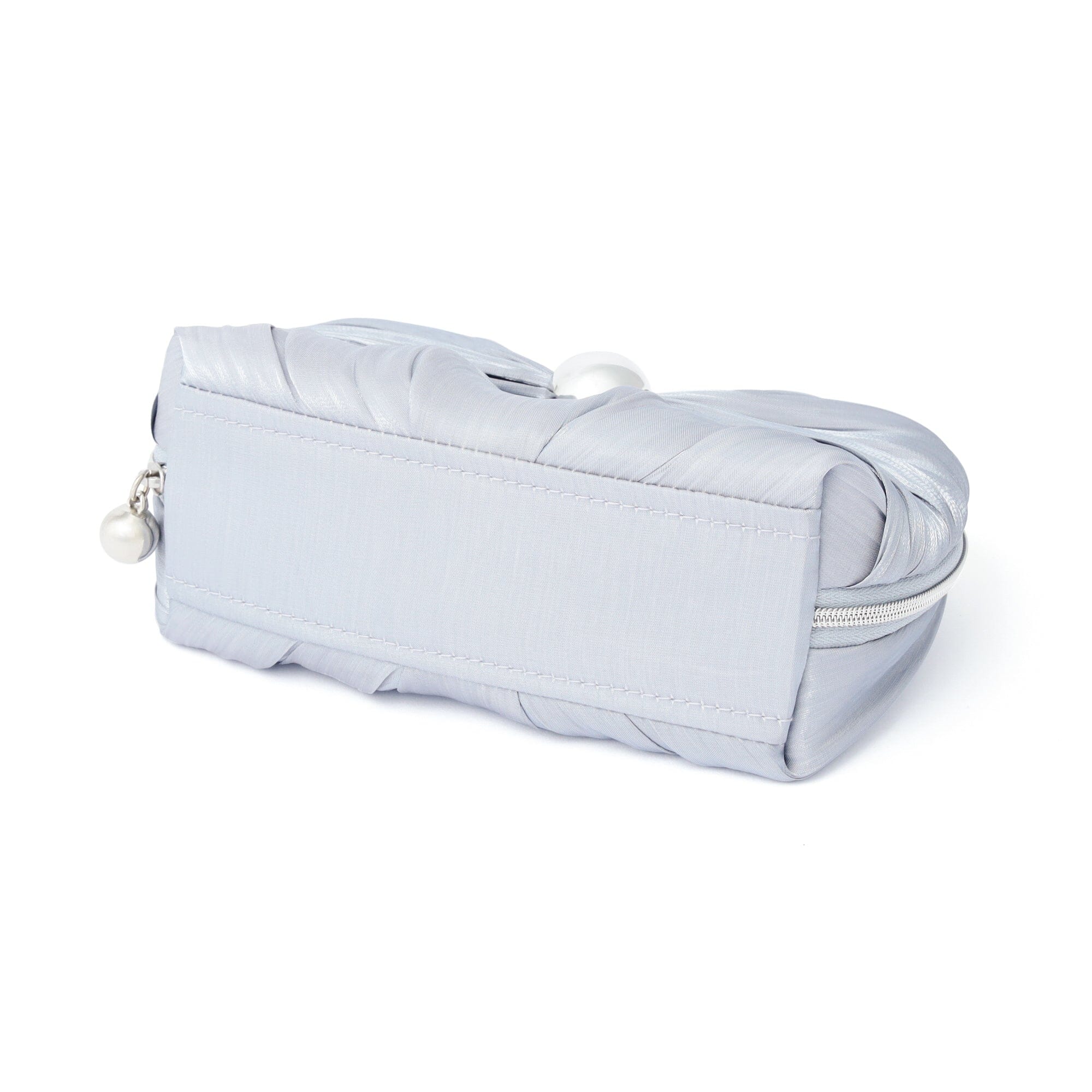 Chiffon Ribbon Pouch S Light Blue