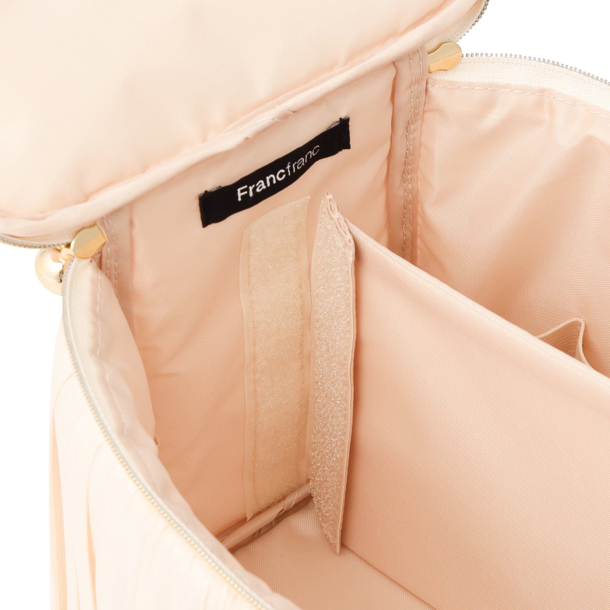 Chiffon Ribbon Vanity Pouch M Ivory