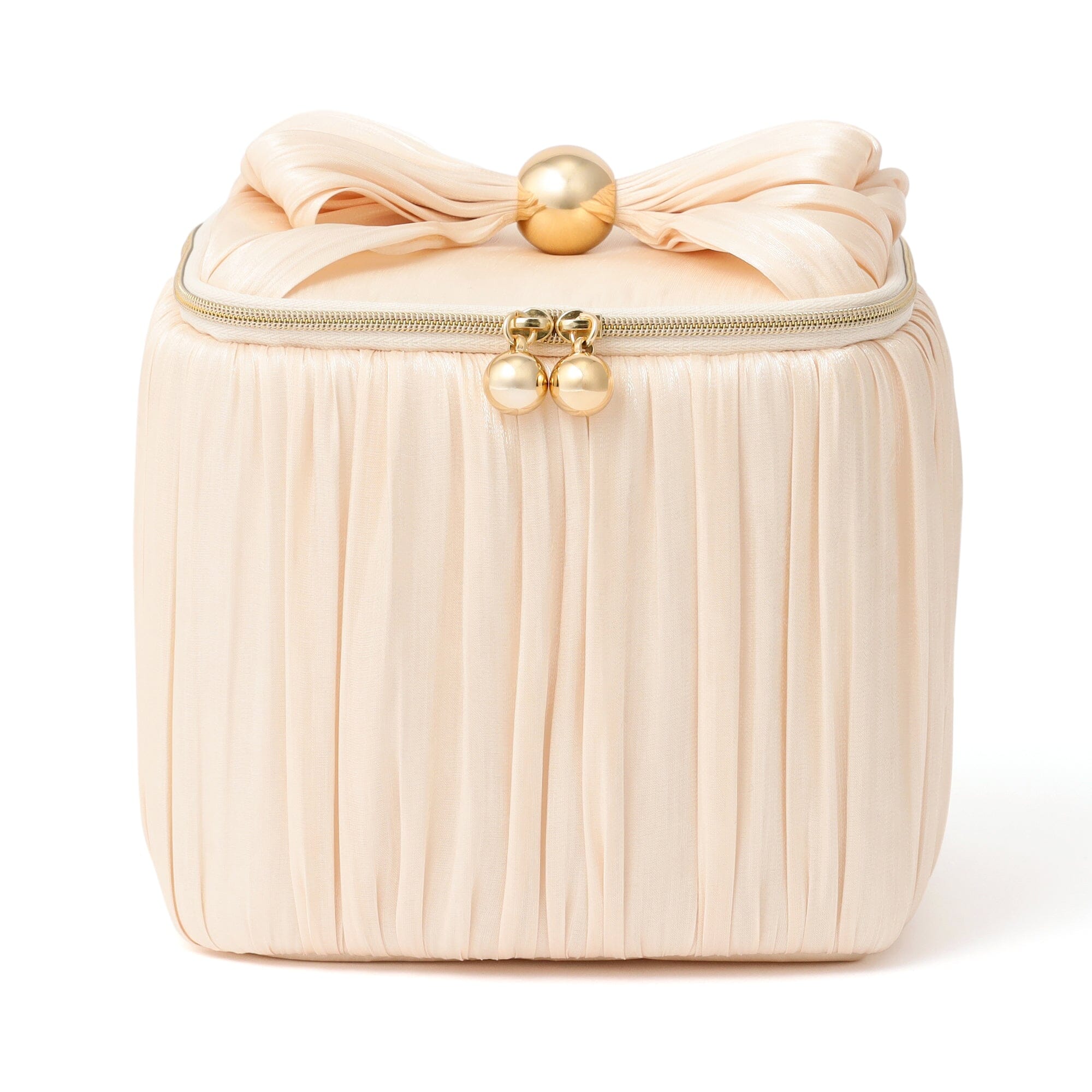 Chiffon Ribbon Vanity Pouch M Ivory