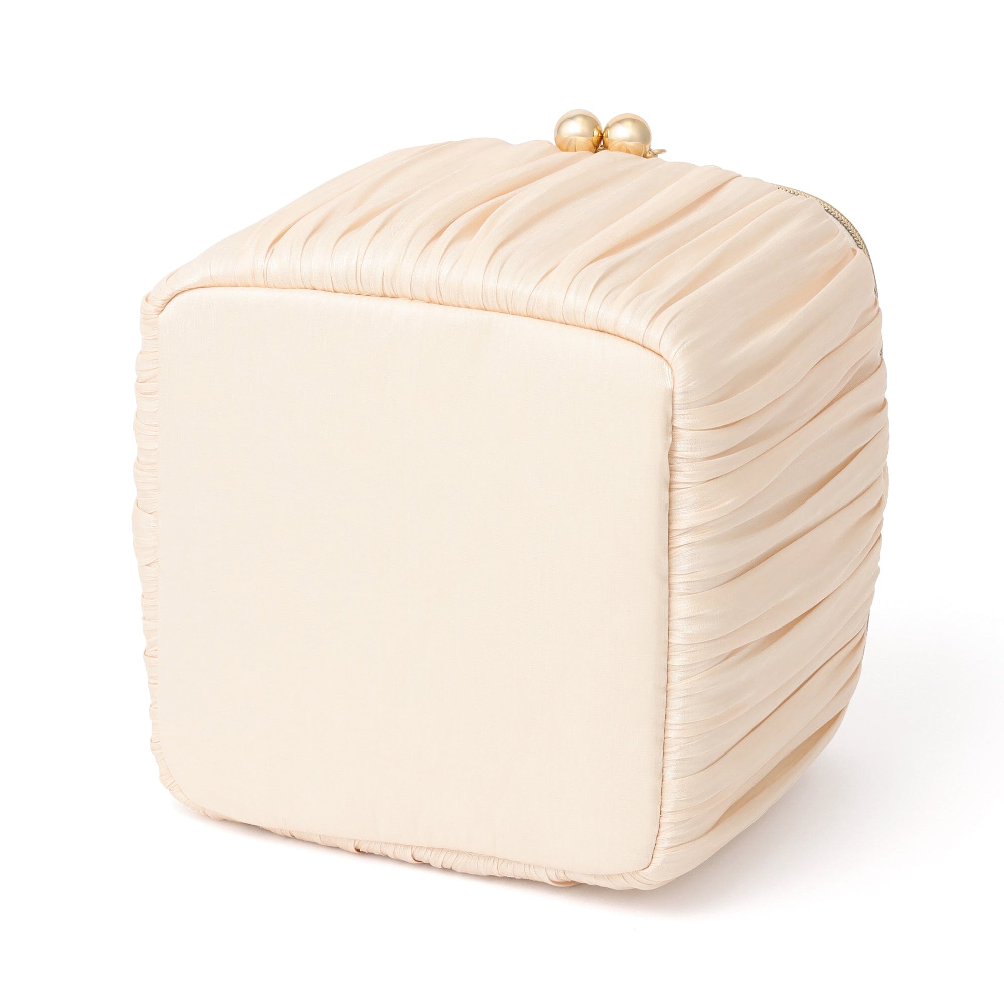 Chiffon Ribbon Vanity Pouch M Ivory