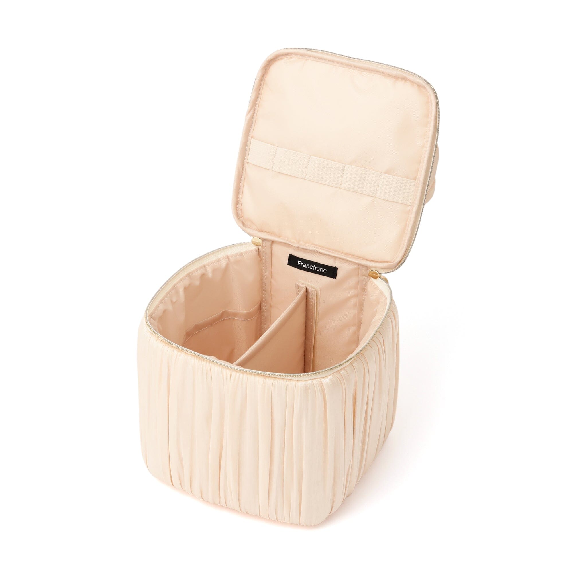 Chiffon Ribbon Vanity Pouch M Ivory