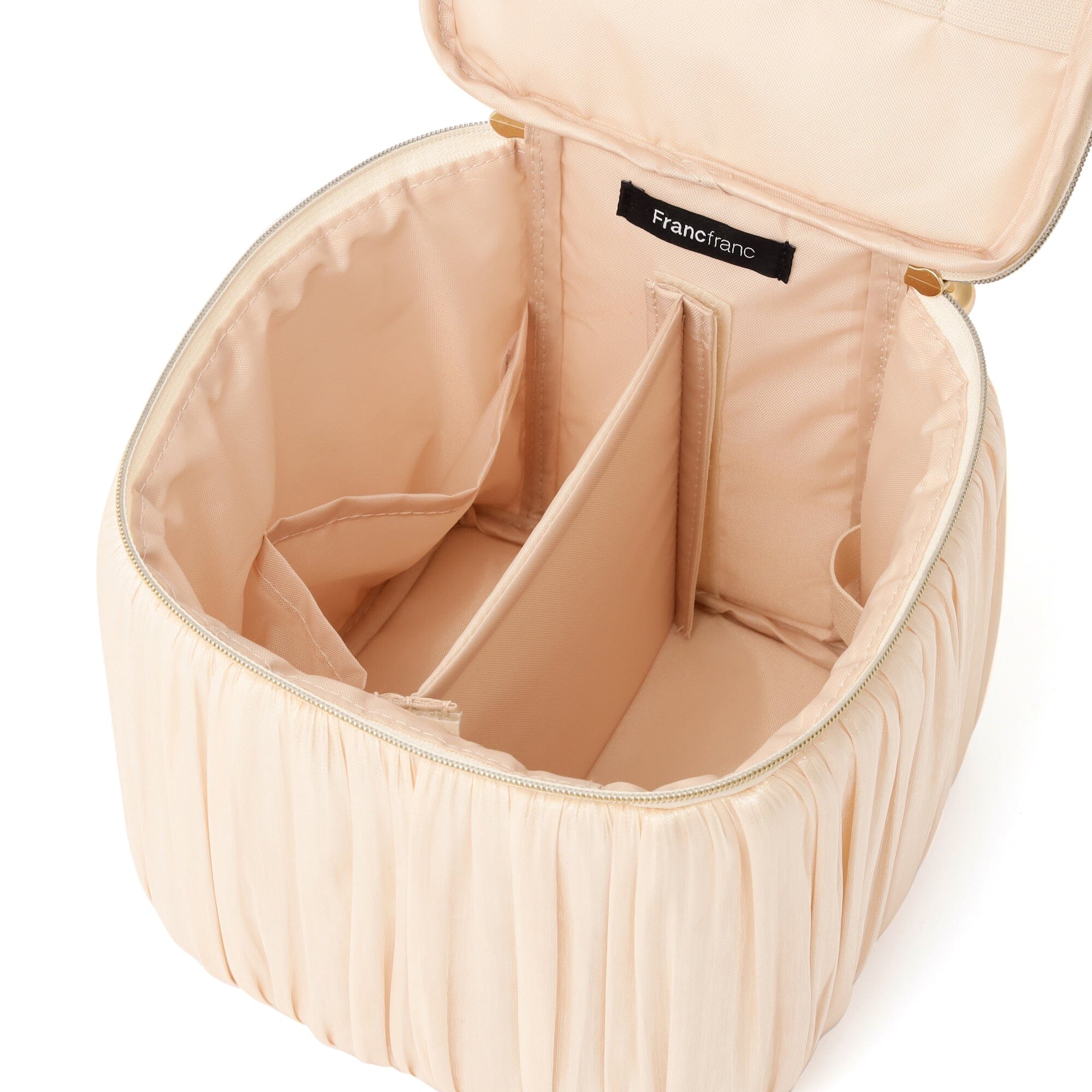 Chiffon Ribbon Vanity Pouch M Ivory