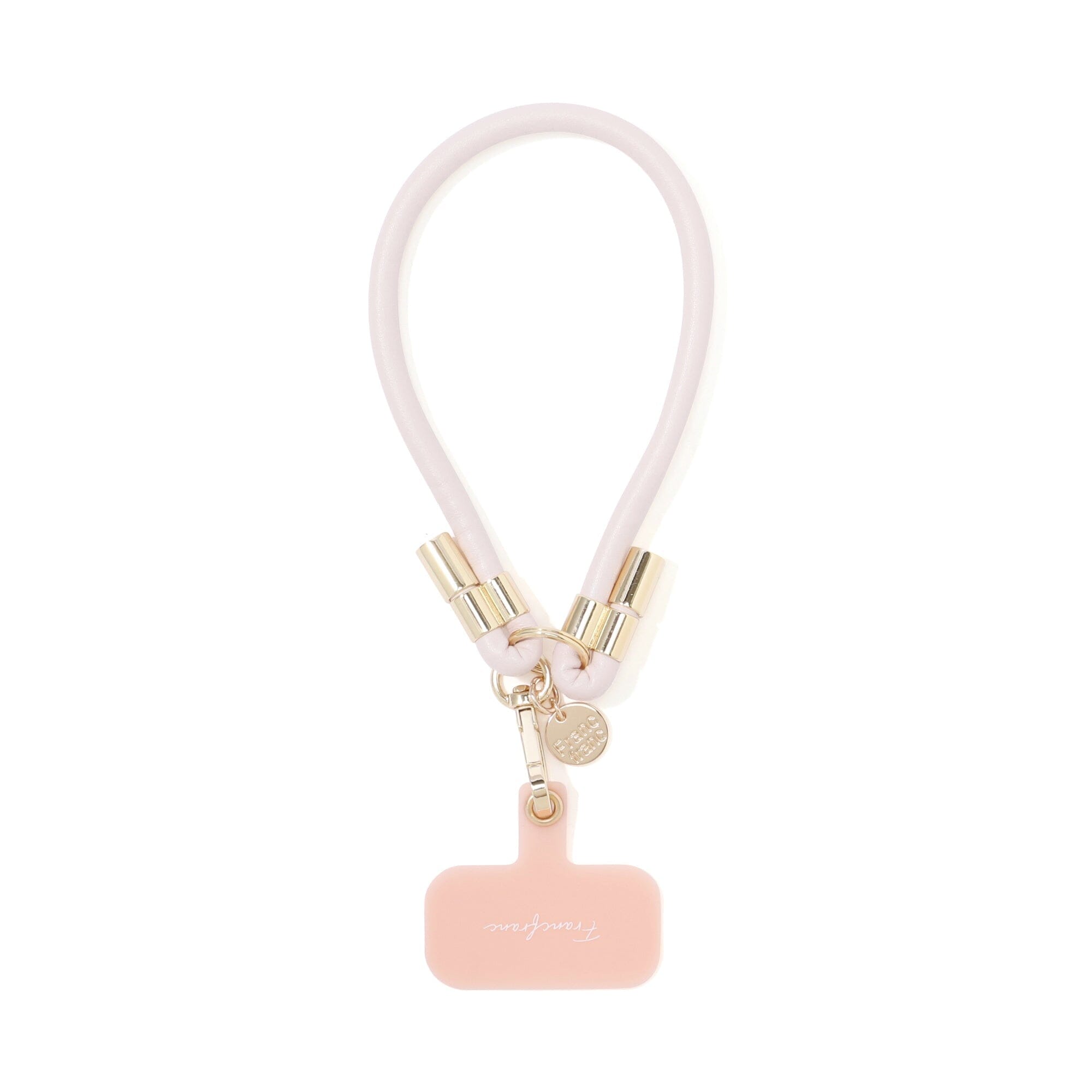 Smartphone hand strap simple pink