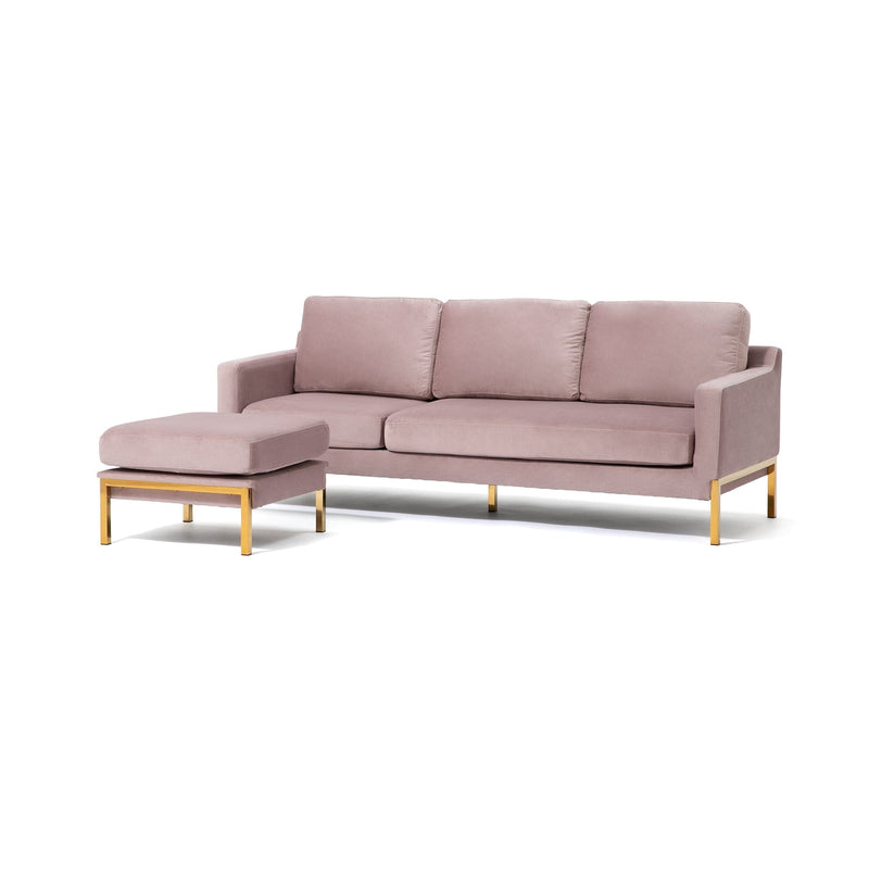 Splen Sofa 3S W1830×D1245×H730 Pink