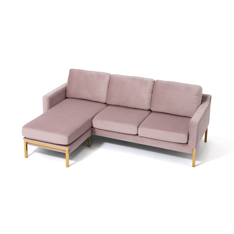 Splen Sofa 3S W1830×D1245×H730 Pink