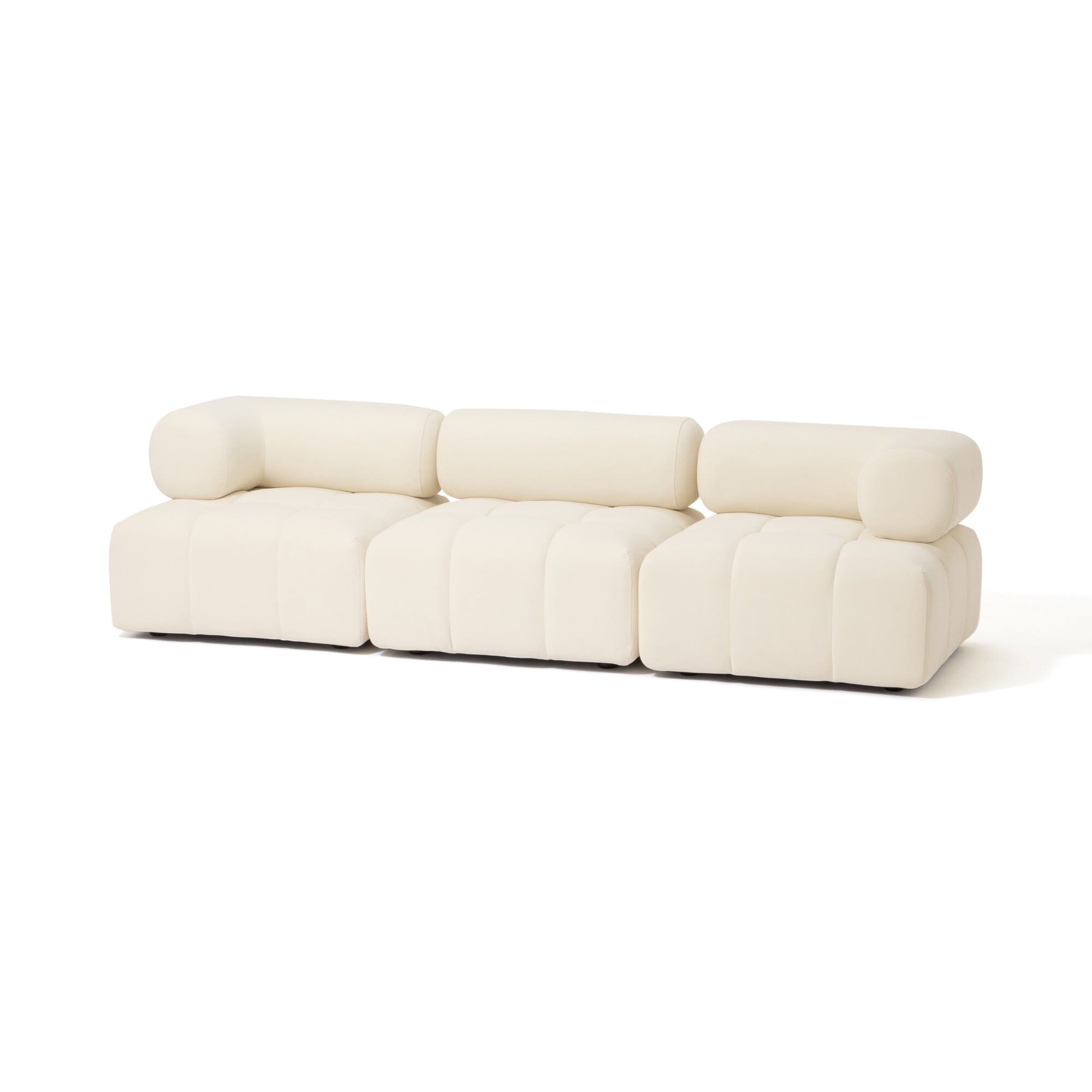 Puffy Sofa Arm R White W795×D795×H630