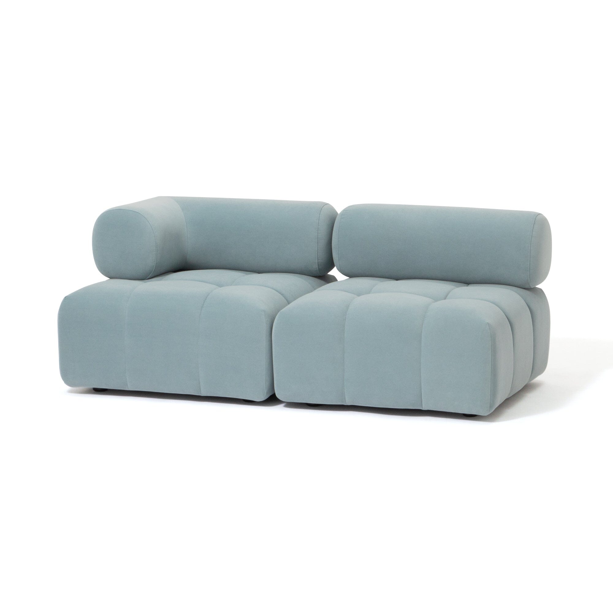 Puffy Sofa Arm R Blue W795×D795×H630