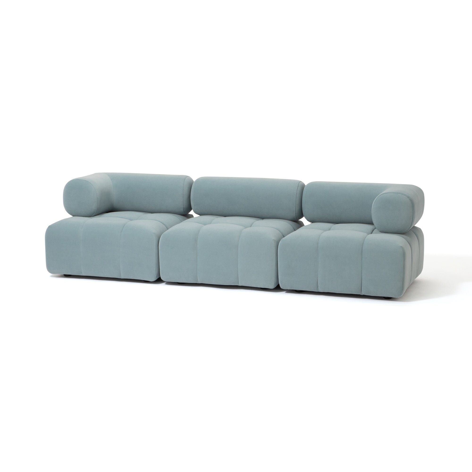 Puffy Sofa Arm L Blue W795×D795×H630