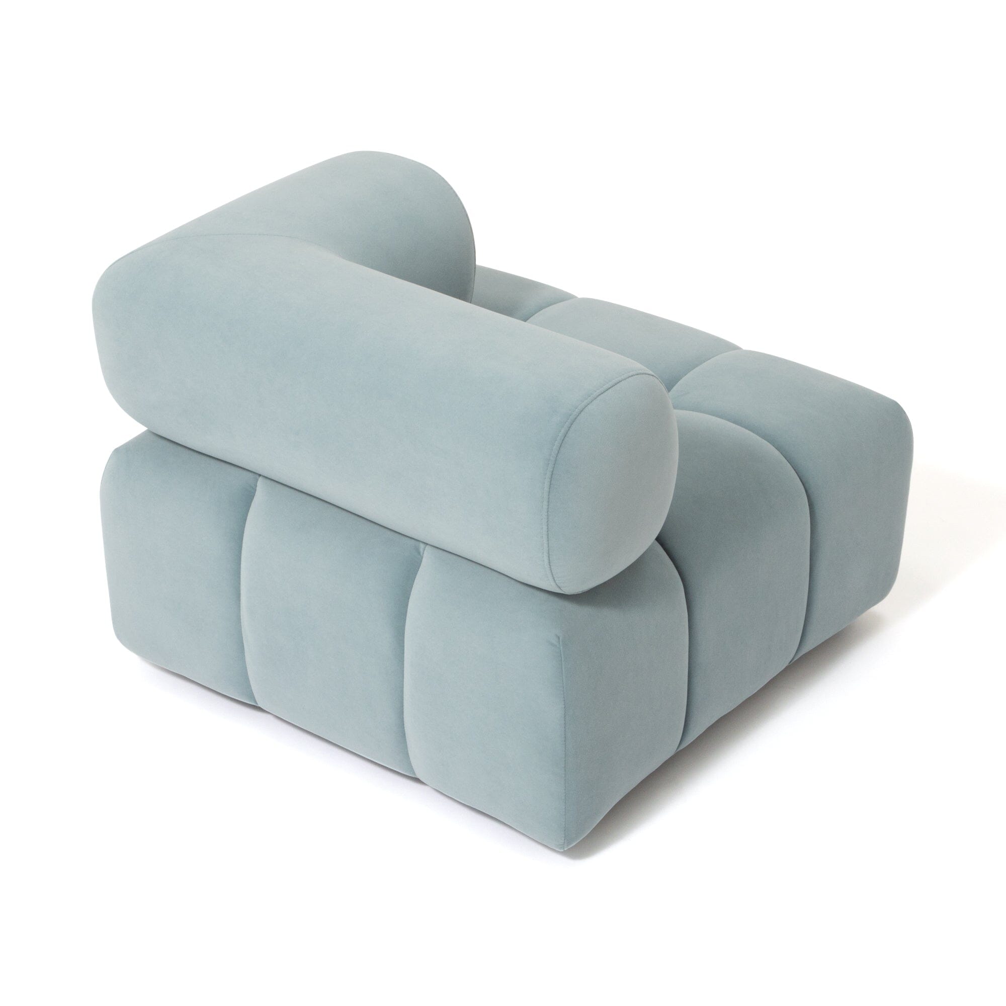 Puffy Sofa Arm L Blue W795×D795×H630