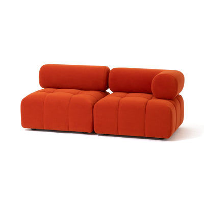 Puffy Sofa Arm L Orange W795×D795×H630